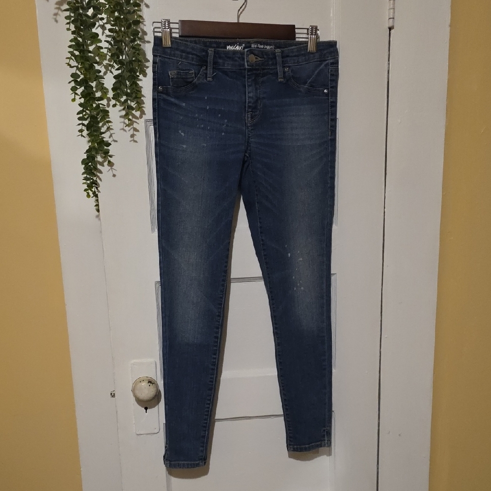 Mossimo Supply Co. Dark Blue Skinny Jeans